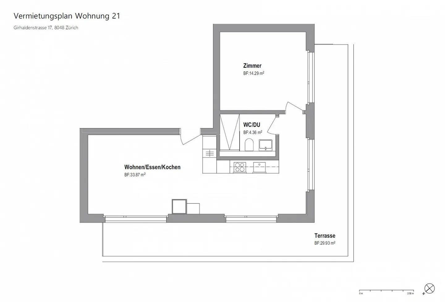 Prima locazione appartamento attico 2.5 stanze, 8048 Zurigo in affitto - Foto 7 di 7