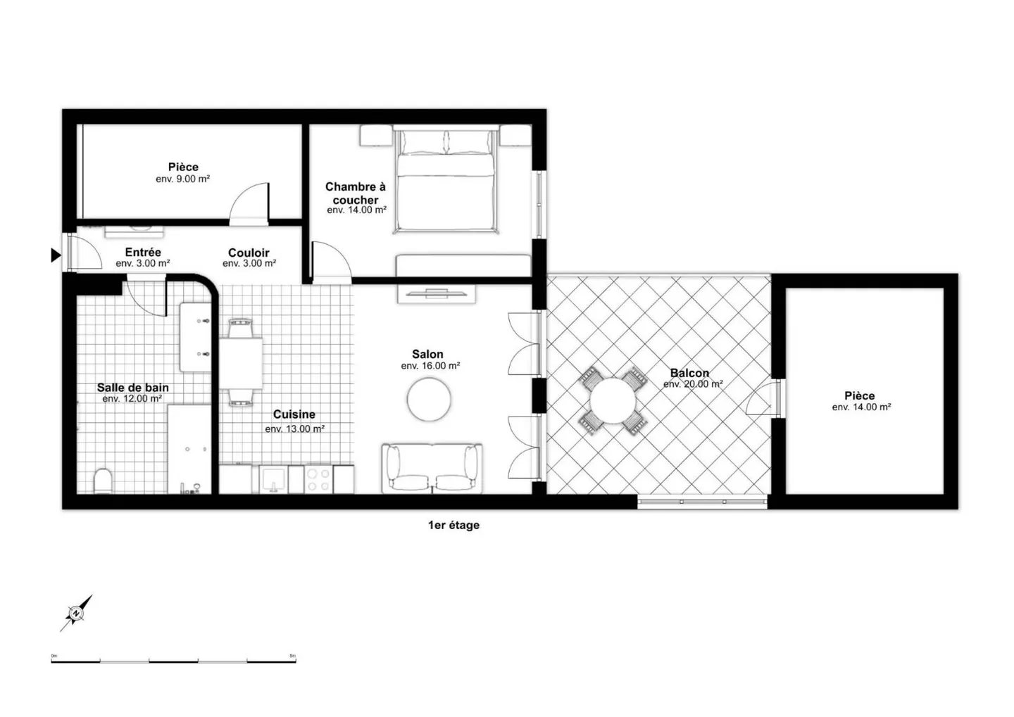 3,5-Zimmer-Wohnung - Foto 4 von 13