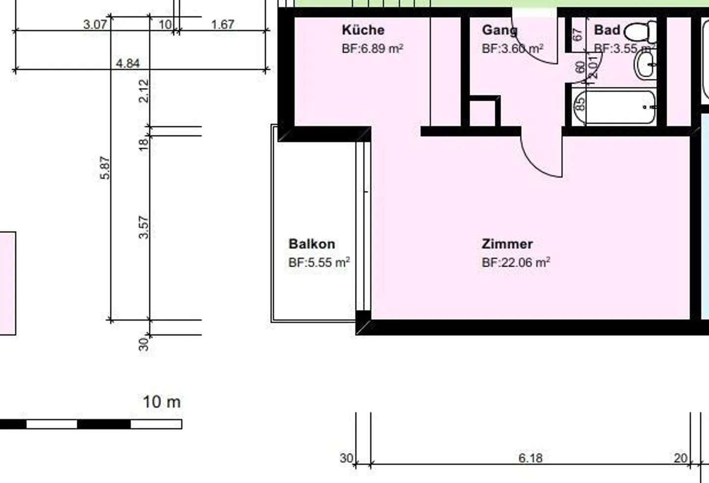 Bell'appartamento 1.5 a Arbon - Foto 9 di 13