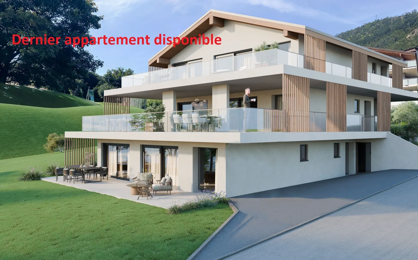 LAVORI IN CORSO! A Flanthey Super attico di 4,5 locali con grande terrazza e vista - Foto 2 di 5