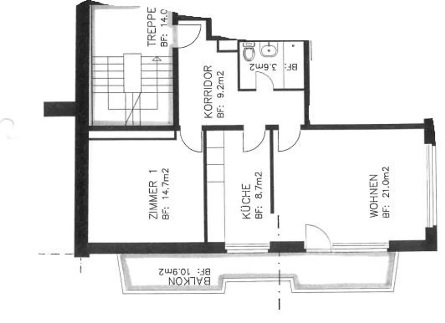 Grosszügige 2.5-Zimmerwohnung am Messeplatz! - Foto 9 von 9