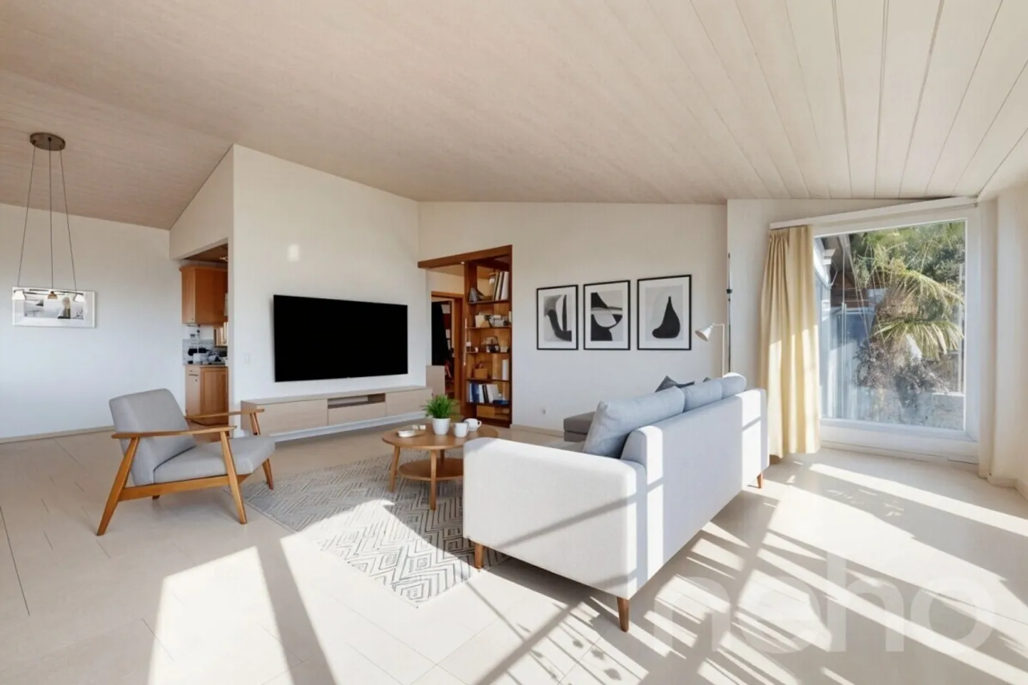 Paradis familial sur le versant sud avec vue et terrain à bâtir - Photo 2 sur 12