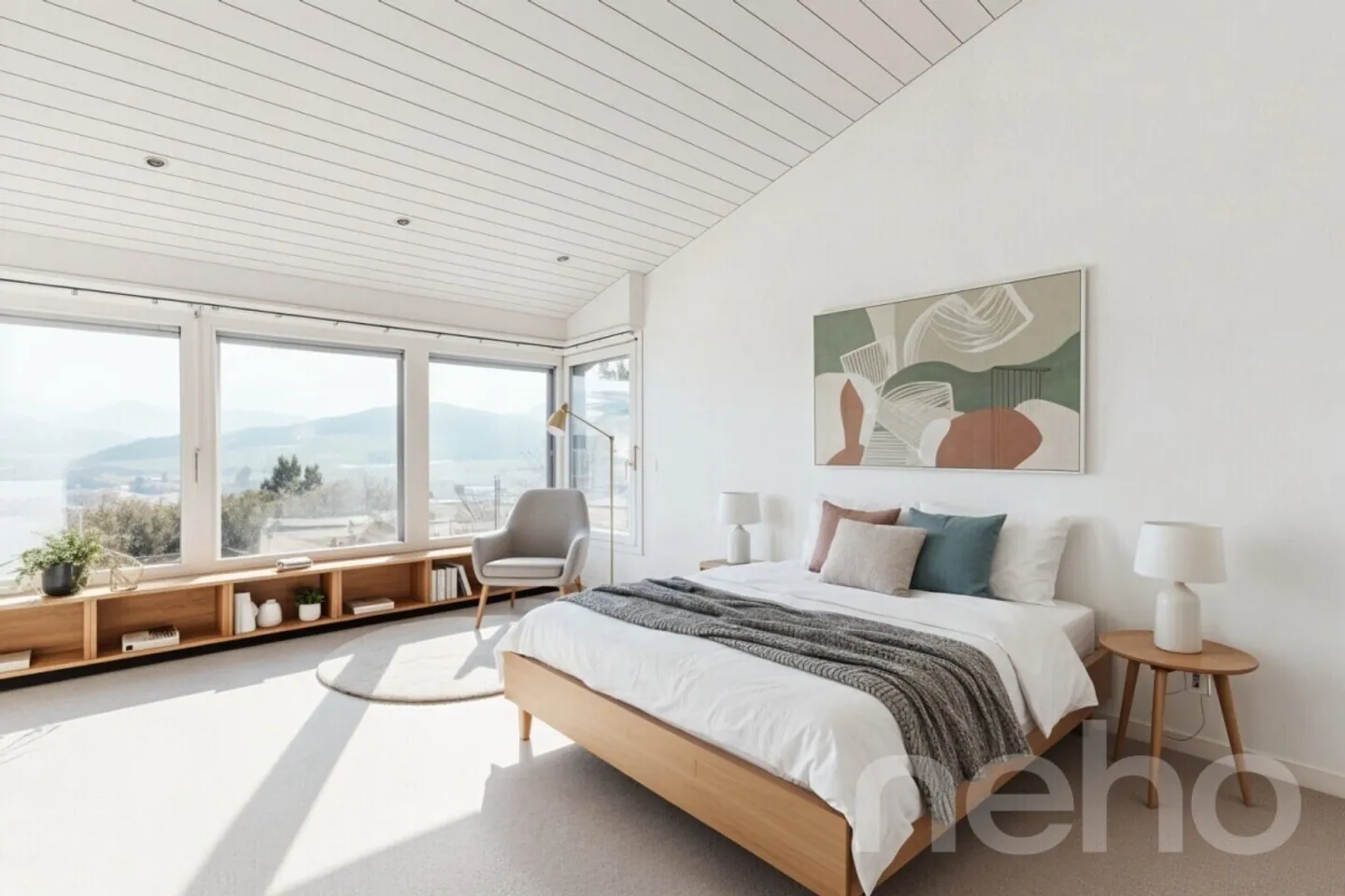 Paradis familial sur le versant sud avec vue et terrain à bâtir - Photo 5 sur 12