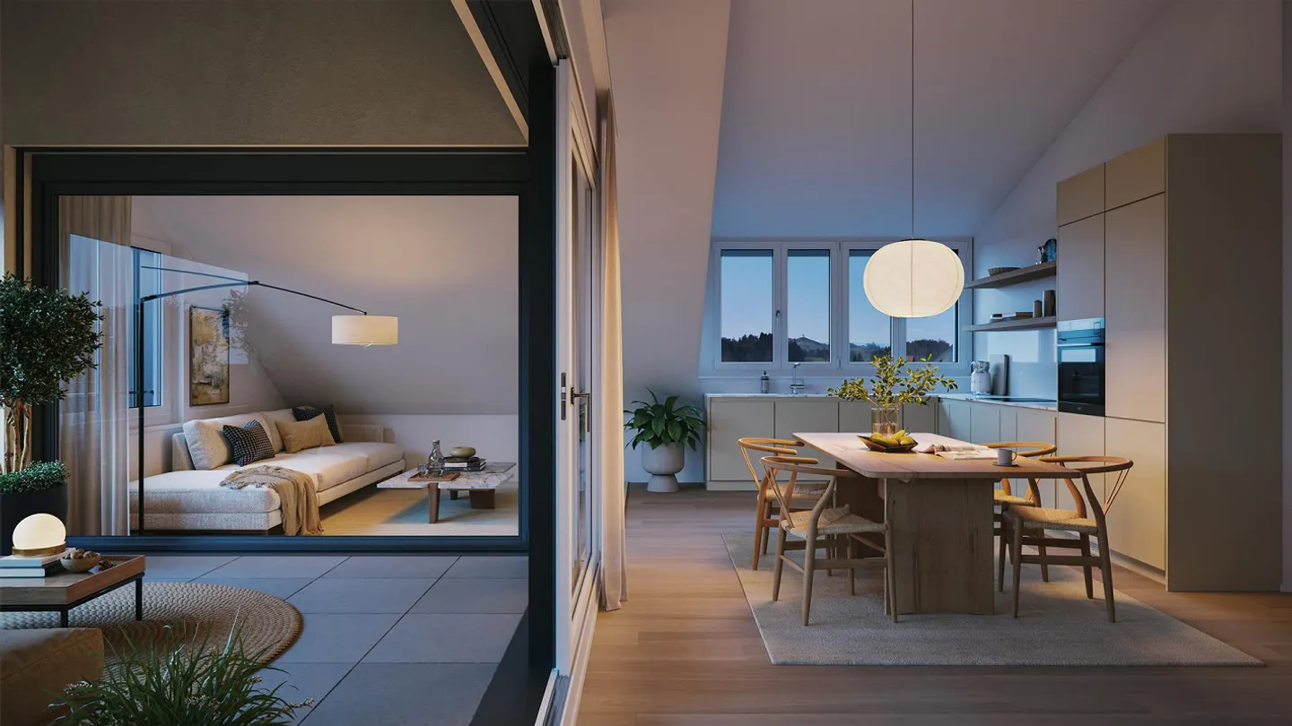 Modernes Apartment in der Natur - Foto 1 von 5