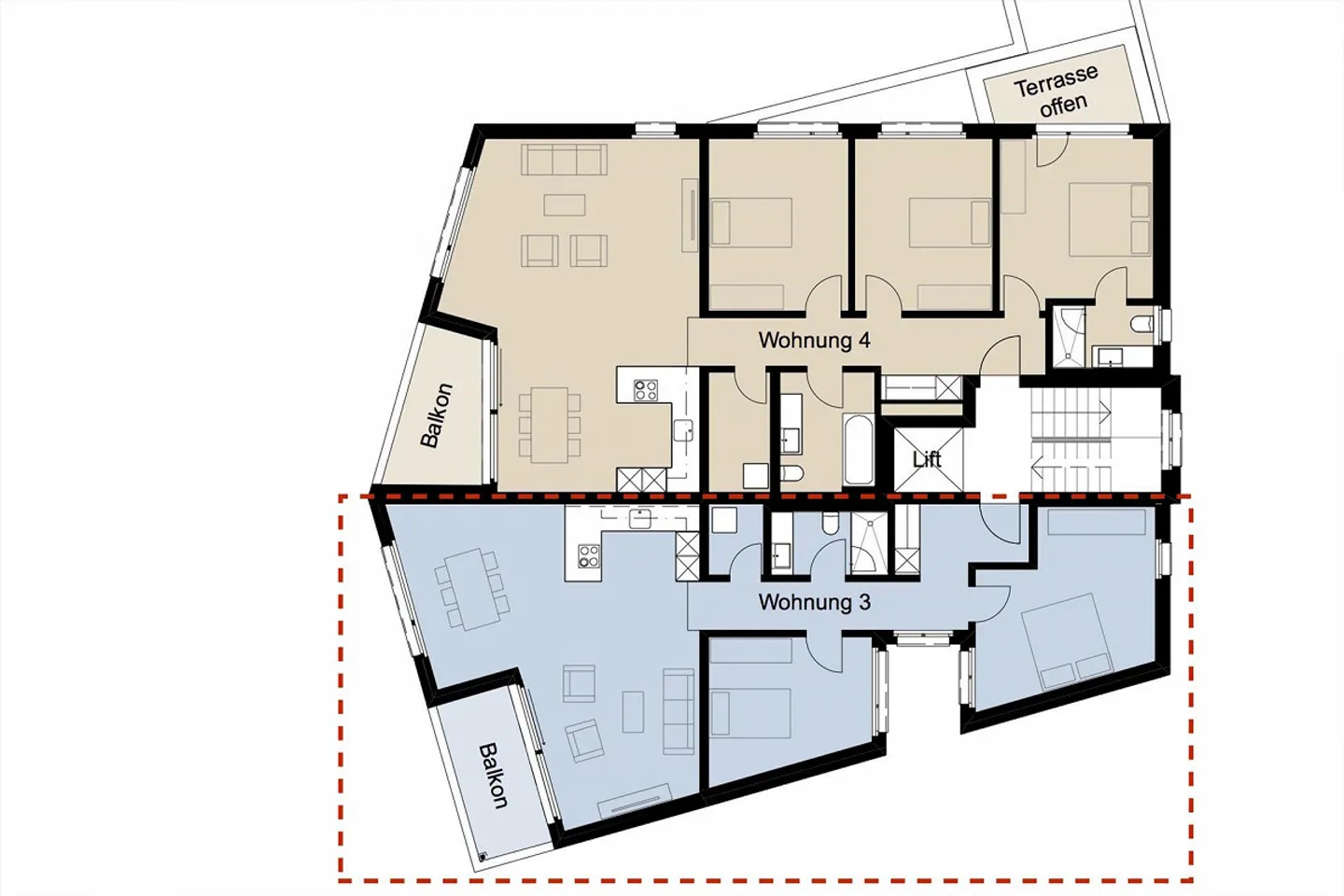 Appartamento moderno di 3,5 locali in posizione centrale - Foto 10 di 10