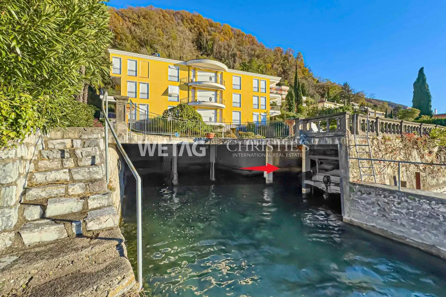 Lugano-Bissone : Appartement avec accès direct au lac, piscine extérieure, se... - Photo 12 sur 13
