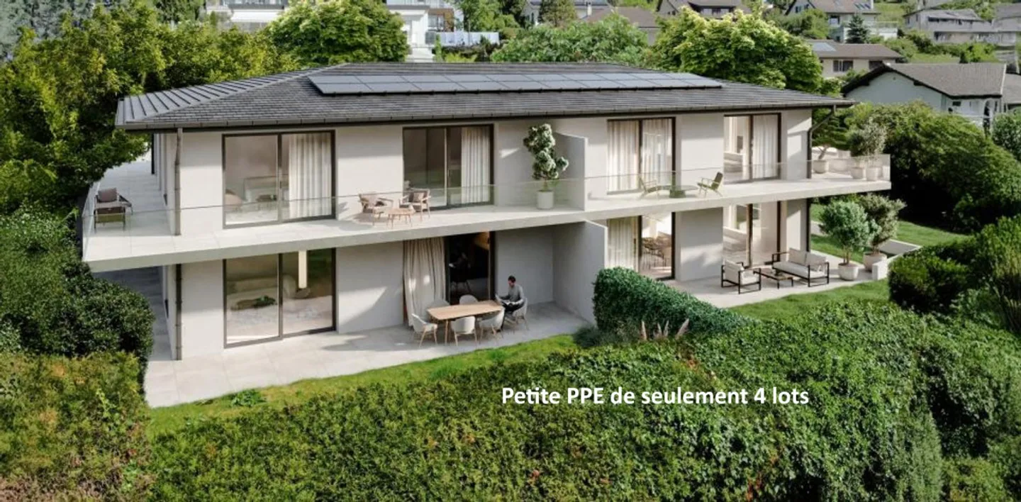 Dernier terrain disponible ! Le début de la construction est imminent ! Magnifique appartement de 4,5 pièces - Photo 1 sur 9