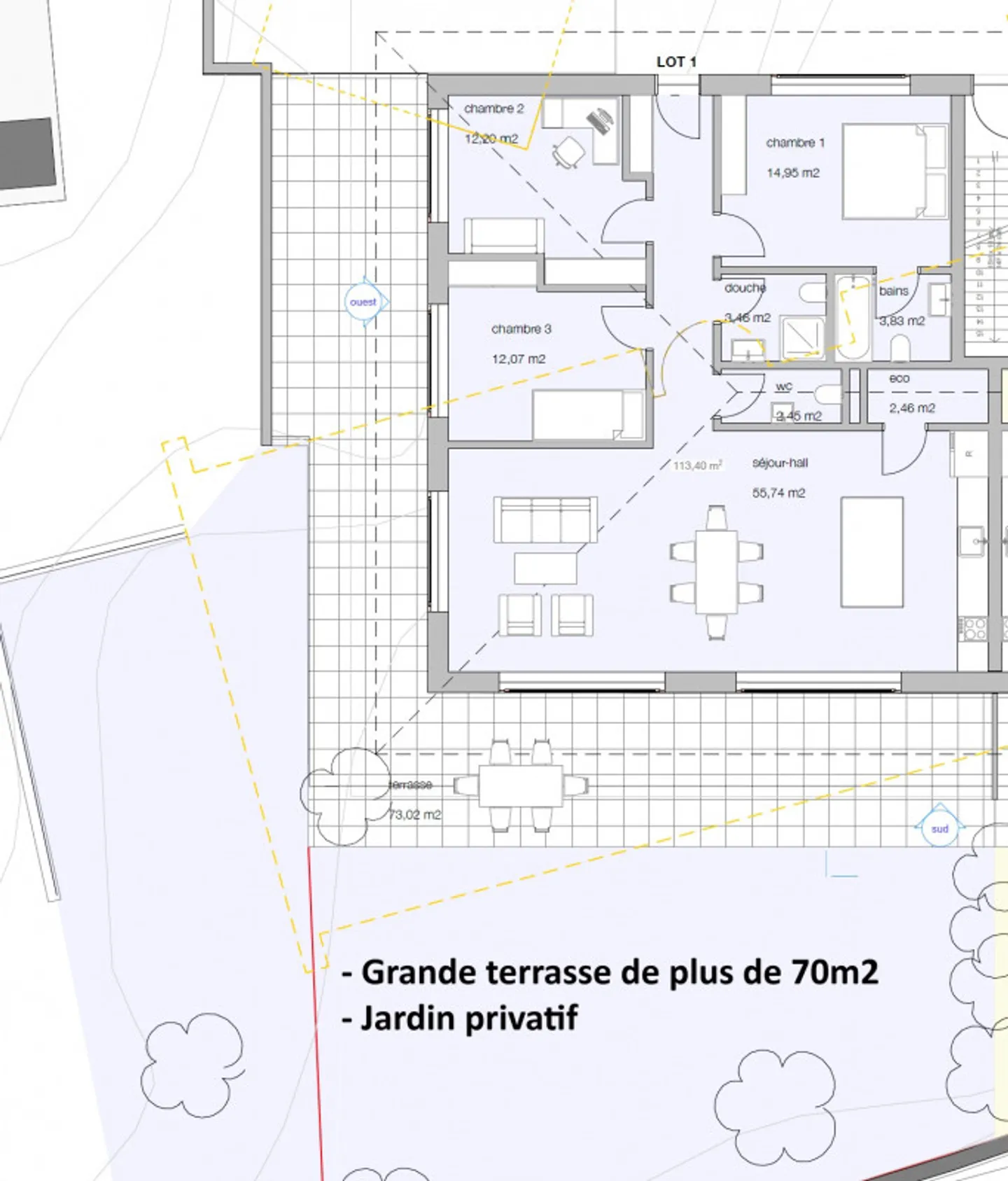 Dernier terrain disponible ! Le début de la construction est imminent ! Magnifique appartement de 4,5 pièces - Photo 5 sur 9