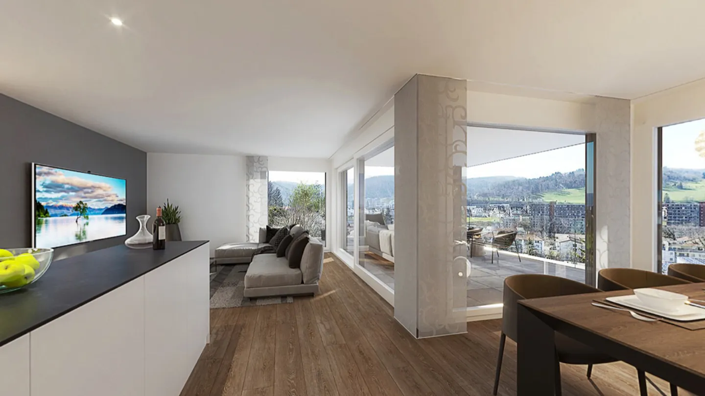 4½ pièces appartements en copropriété avec grande terrasse - Photo 7 sur 16