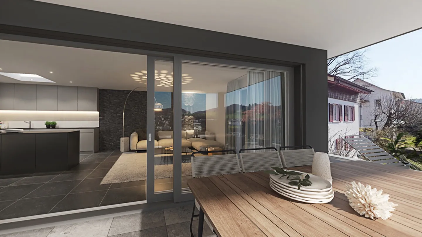 4½ pièces appartements en copropriété avec grande terrasse - Photo 14 sur 16