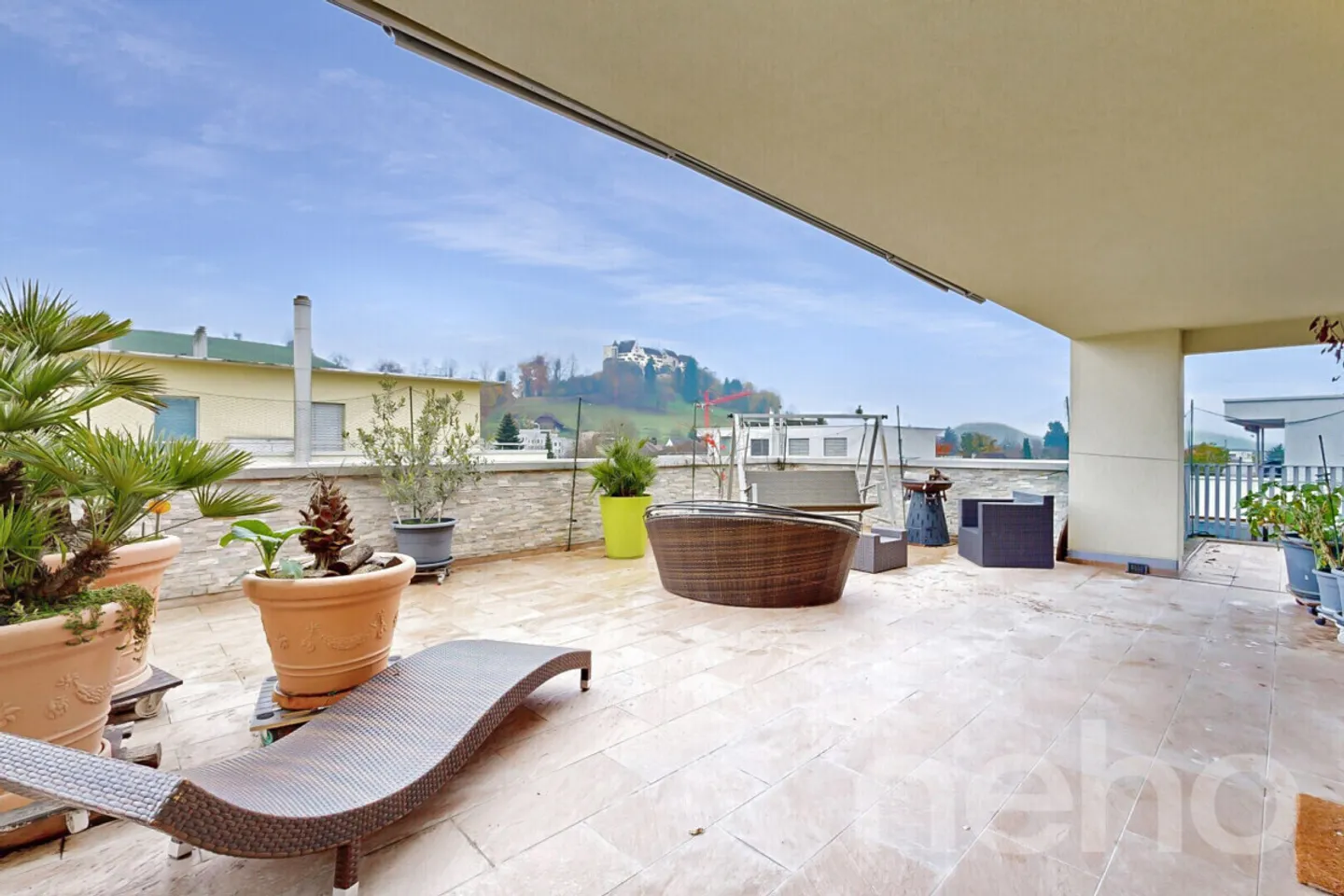 Traumhafte 6.5-Zimmer-Attikawohnung mit Blick auf Schloss Lenzburg - Foto 10 von 12