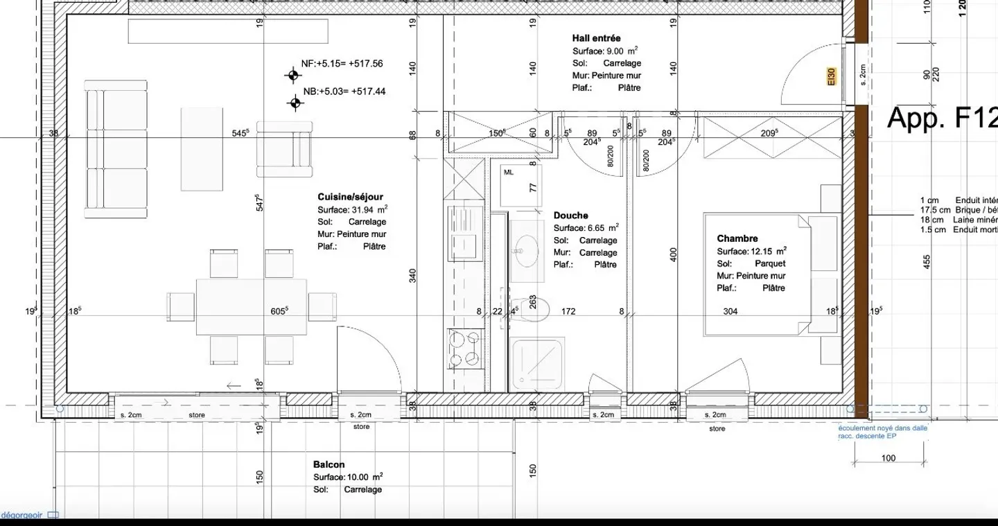 Magnifique appartement de 2,5 pièces à louer, Conthey - Photo 12 sur 12