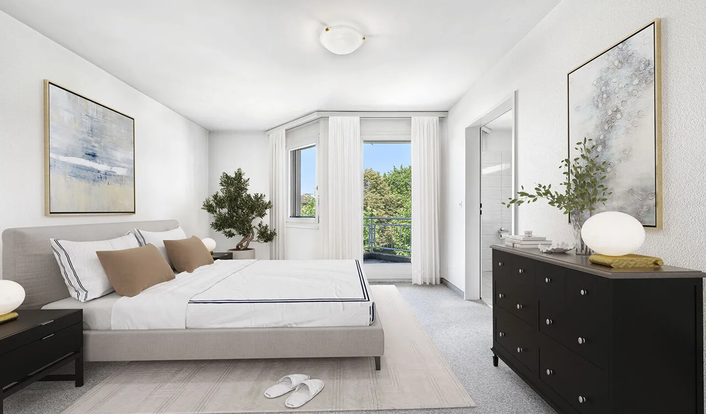 Espace pour idées : appartement de 4,5 pièces dans un quartier apaisé - Photo 4 sur 7