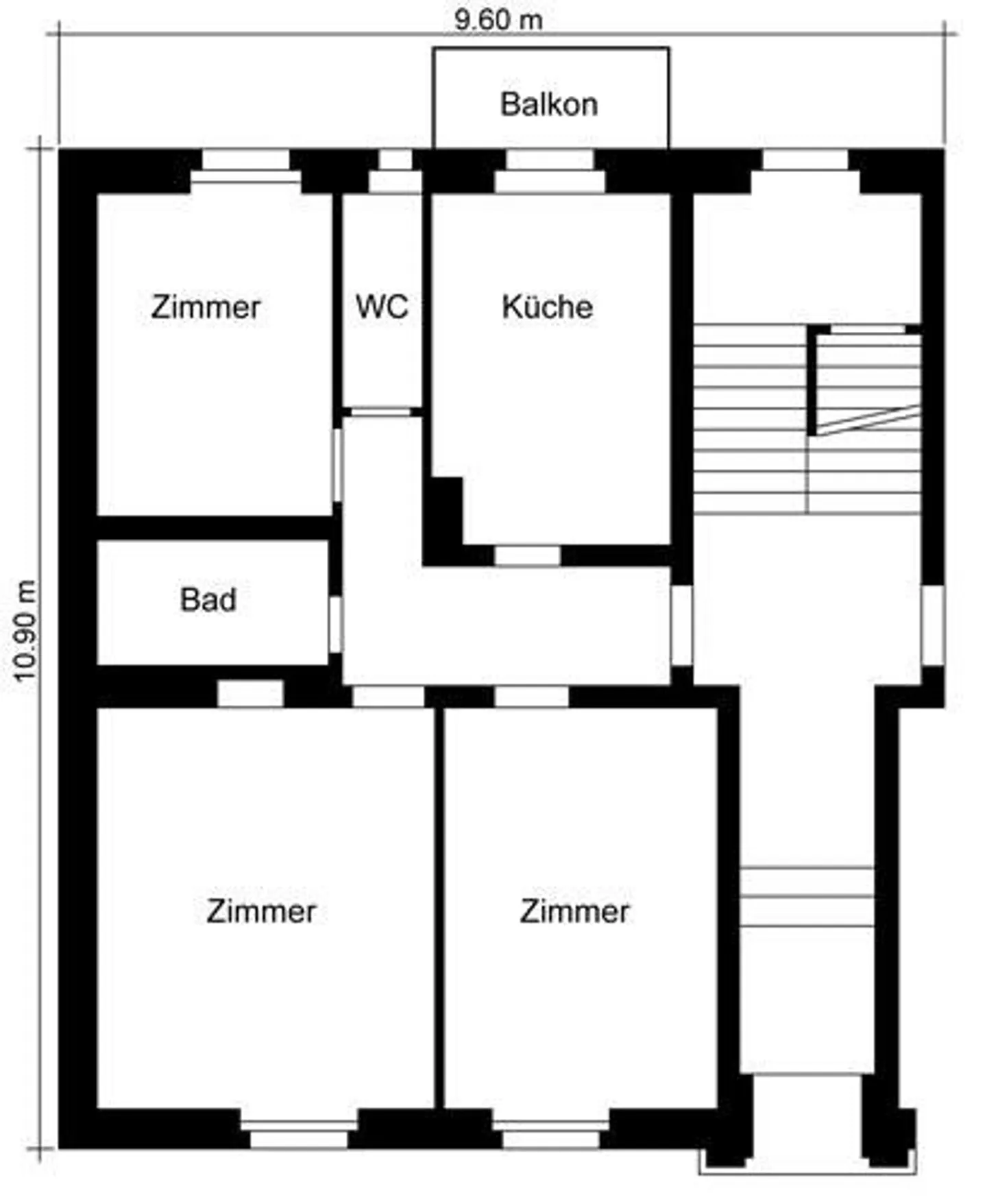 Charmante Altbauwohnung im schönen Wipkingen - Foto 2 di 7