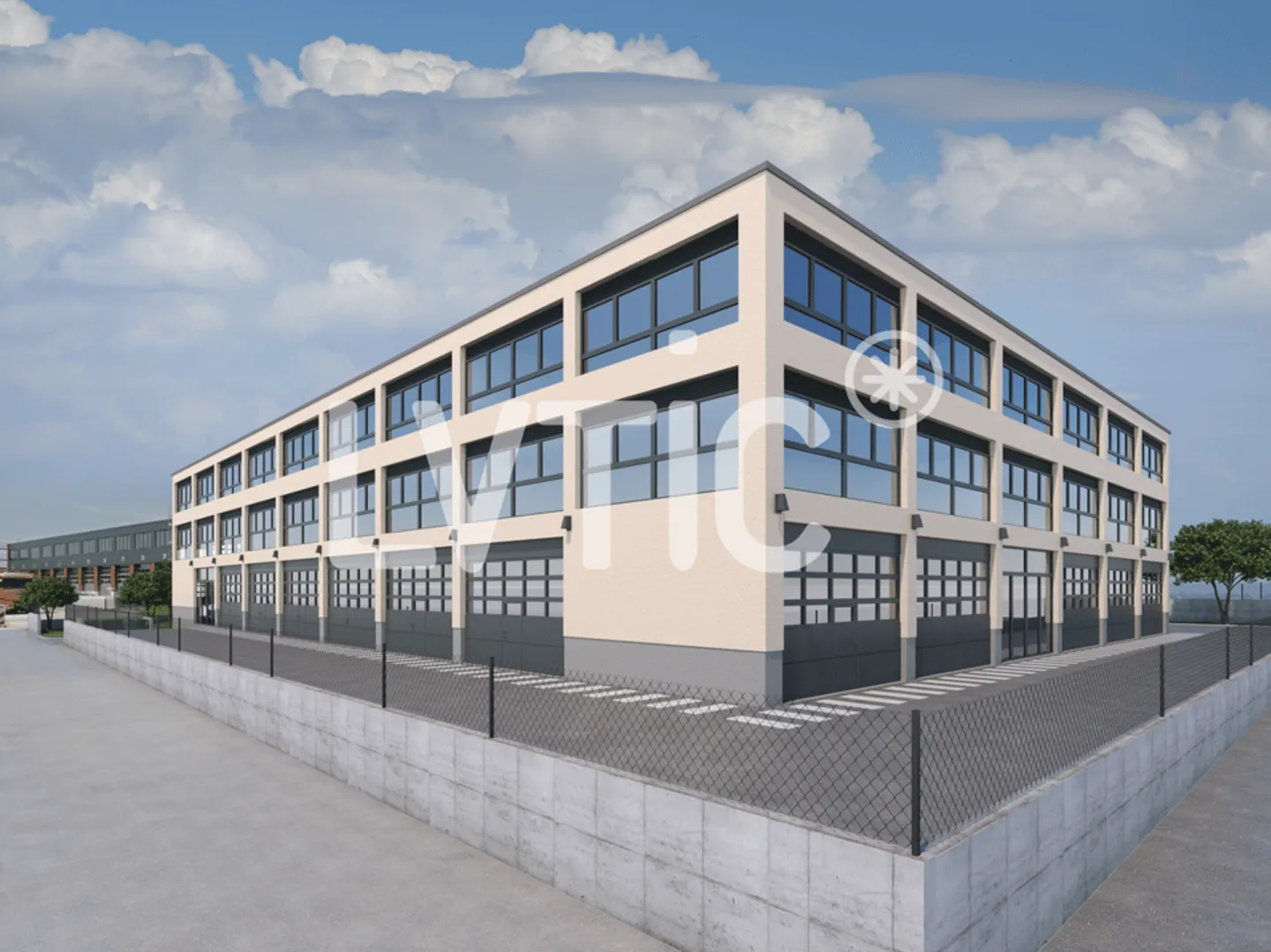 Workshop, warehouse, offices of 2,350 m2 divisible for rent in Yverdon - Photo 1 of 6
