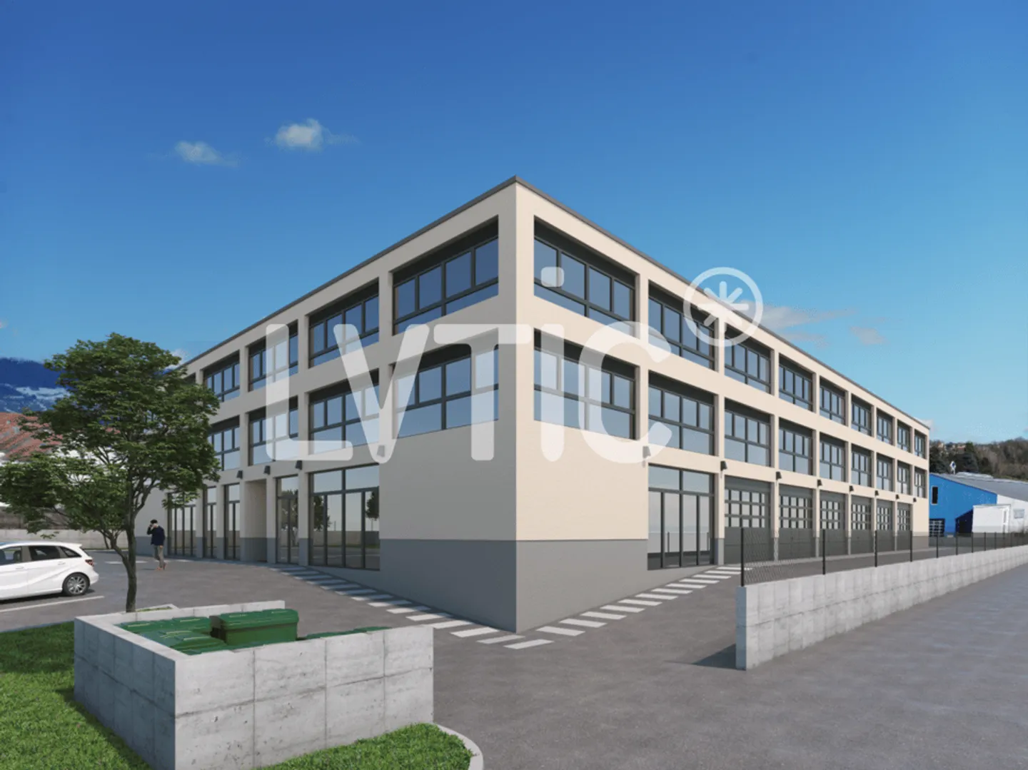 Workshop, warehouse, offices of 2,350 m2 divisible for rent in Yverdon - Photo 2 of 6