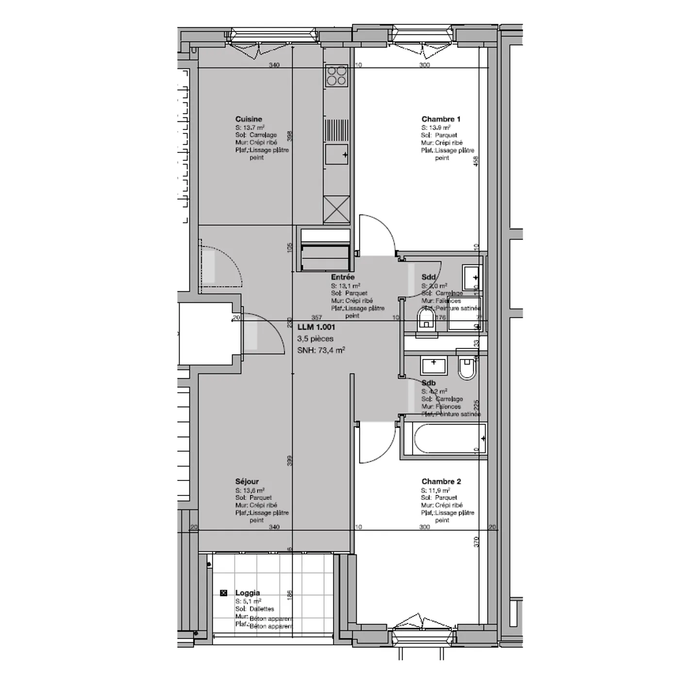 Apartment, 3.5 Zimmer - Foto 1 von 1