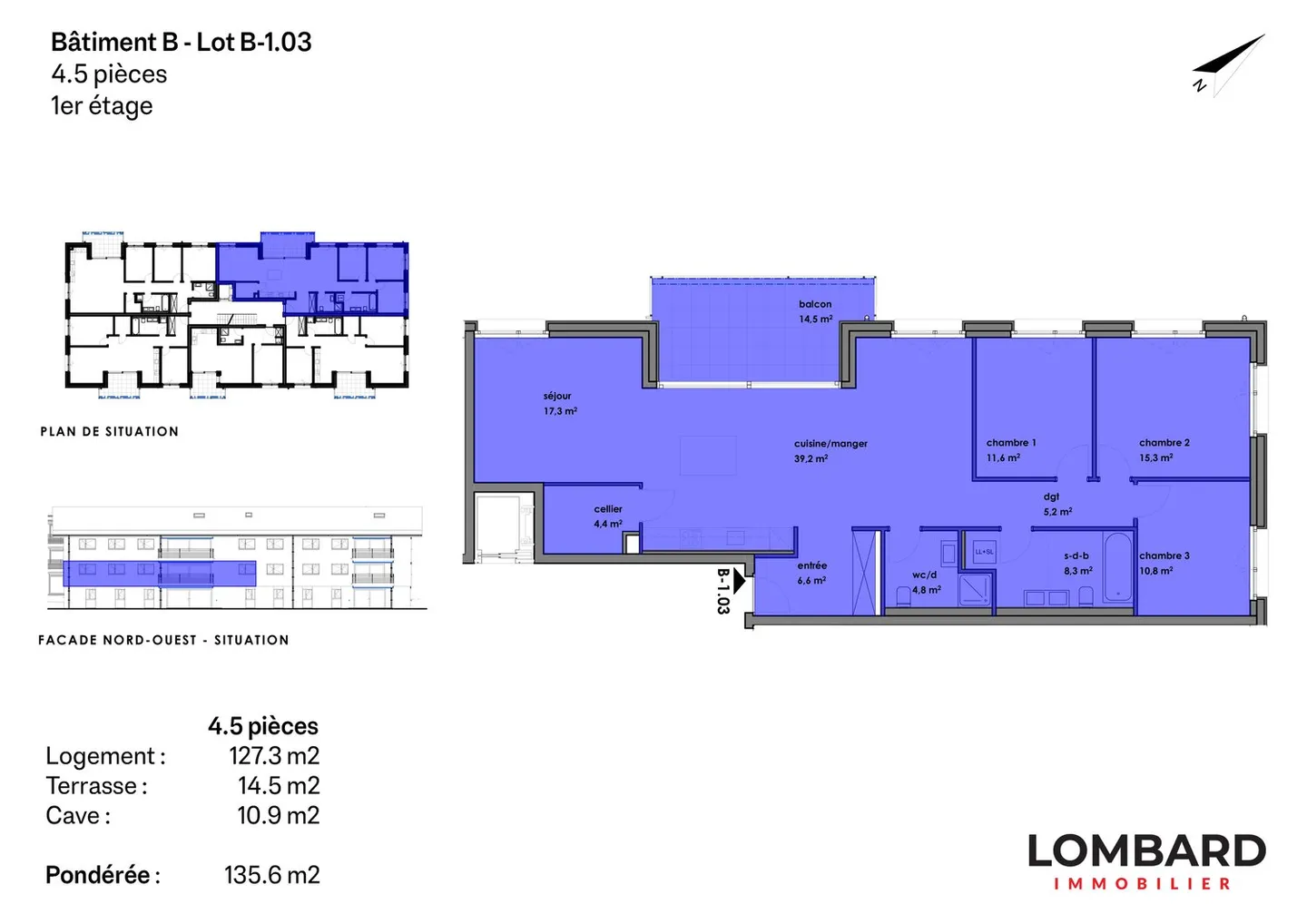 New 4.5-room apartment on the 1st floor - Photo 5 of 5