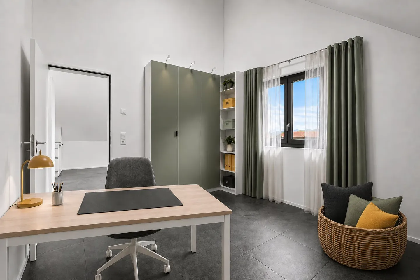 Dachwohnung mit Charakter - 4.5-Zimmer, 152m² Wohnfläche, Raumhöhen >6m und Weitsicht - Photo 3 sur 7