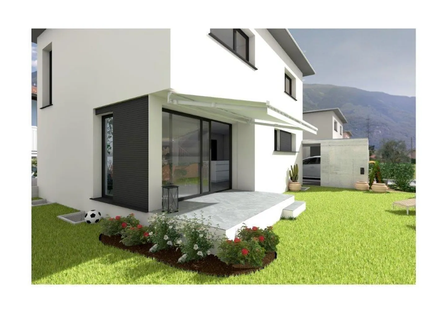 Modernes Einfamilienhaus mit Garten - Foto 3 von 6