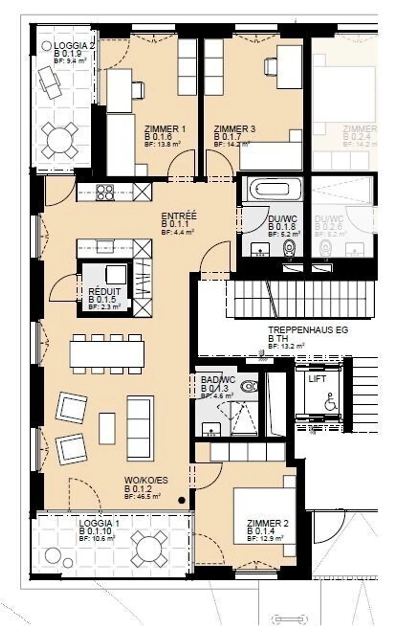 Modernes Neubauapartment zentral - Foto 2 von 13