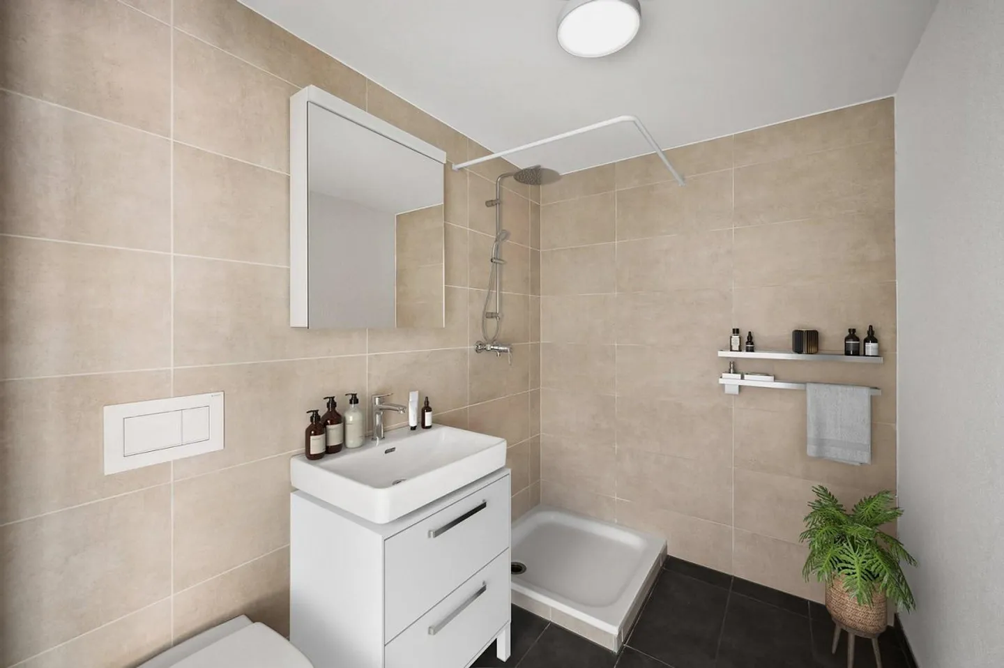 Appartement spacieux rénové de 2,5 pièces dans le meilleur emplacement - Photo 3 sur 5