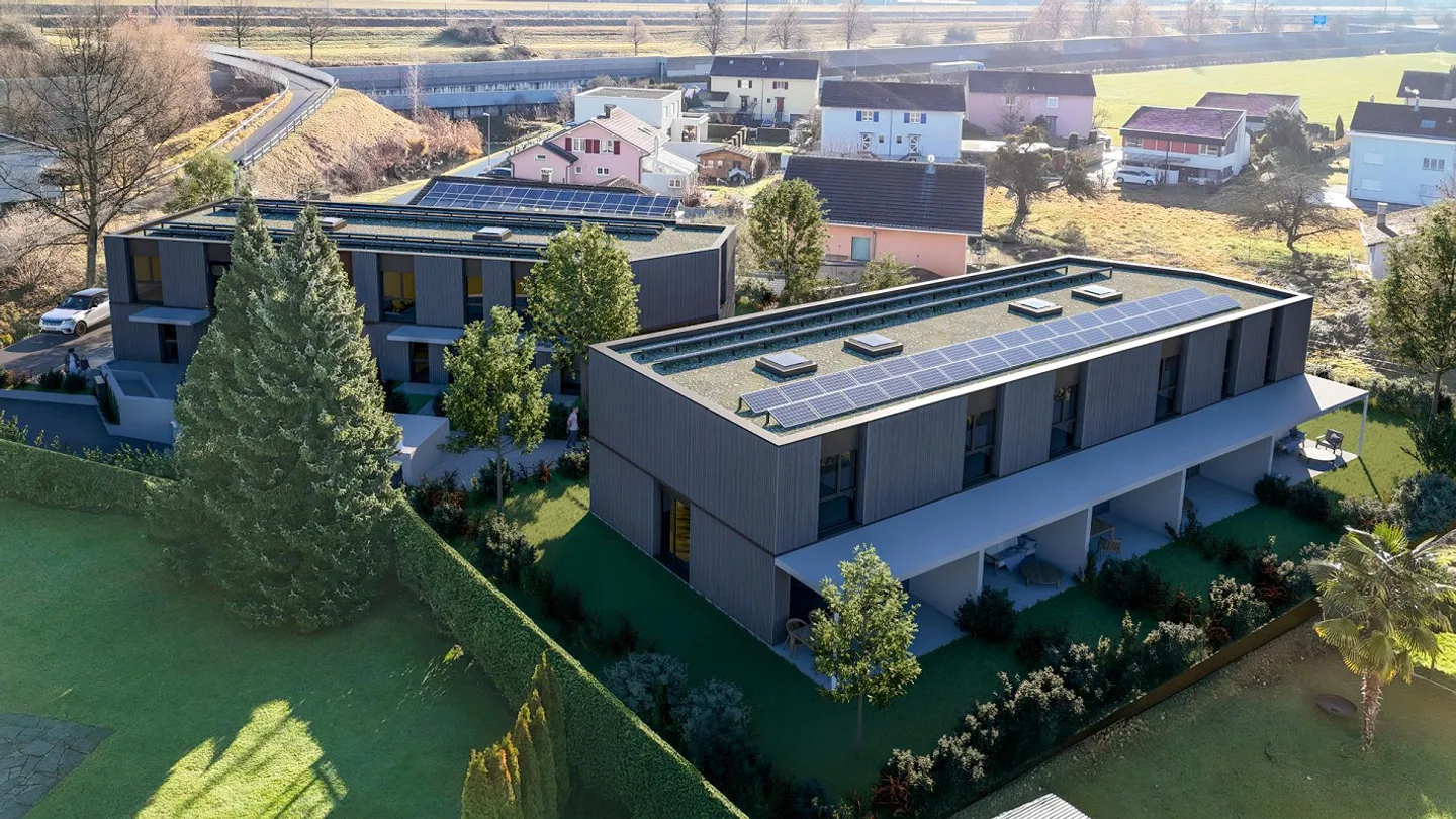 Casa a schiera nuova esclusiva con 3,5 stanze, smart home e giardino privato - Foto 2 di 13