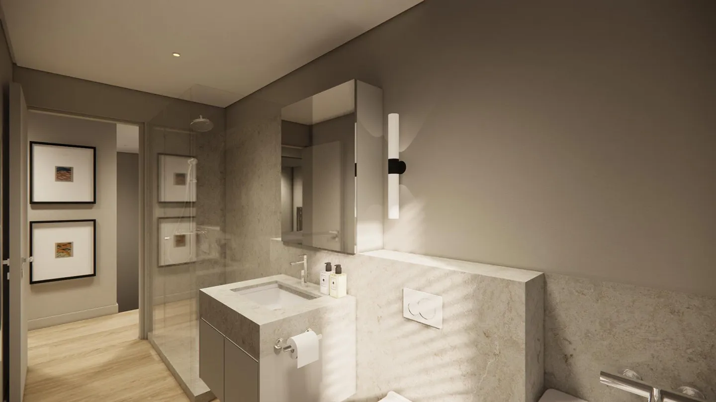 Casa a schiera nuova esclusiva con 3,5 stanze, smart home e giardino privato - Foto 12 di 13