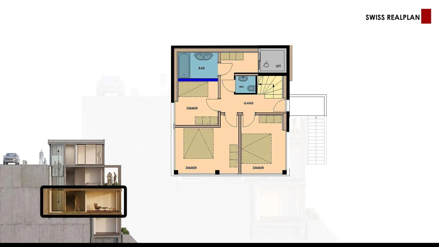 Modern new-build detached house in a sunny hillside location with elevator and mountain views in Eggerberg - Photo 14 of 15