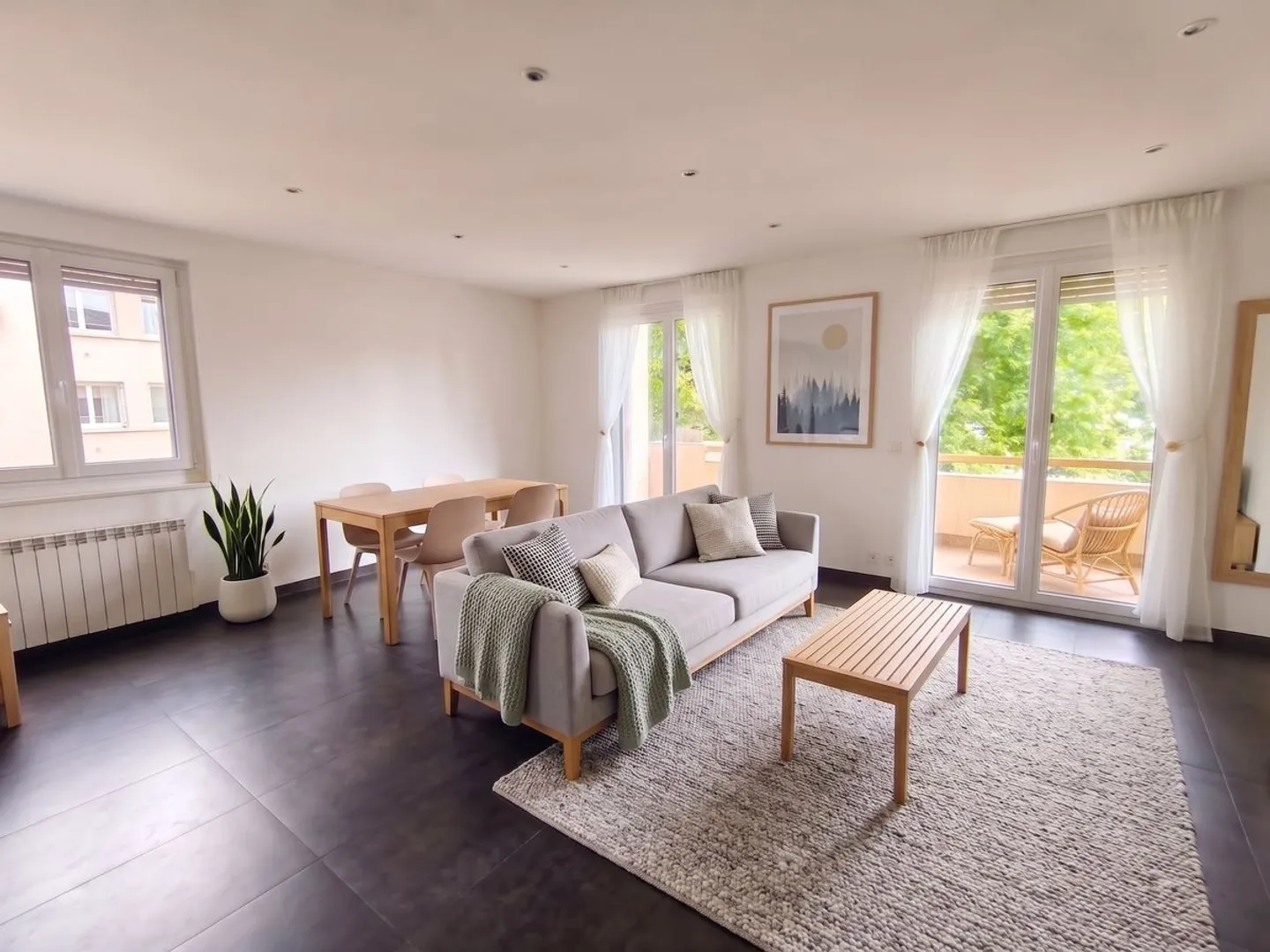 Duplex de 4,5 pièces au rez supèrieur et dernier étage - volumes, calme et verdure - Foto 4 di 8