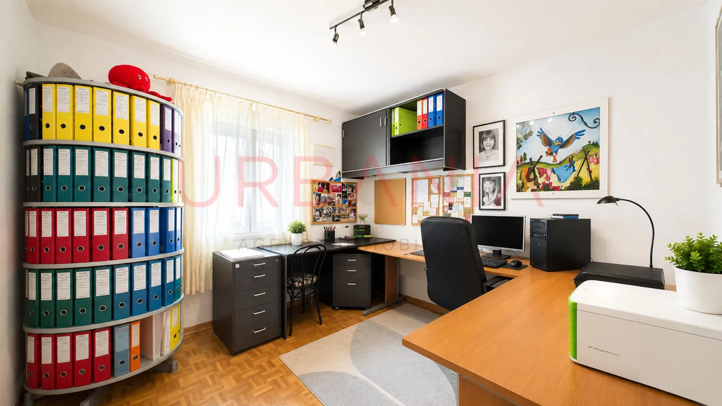 Charmante 5-Zimmer-Wohnung mit zwei Balkonen in Bernex - Foto 5 von 6