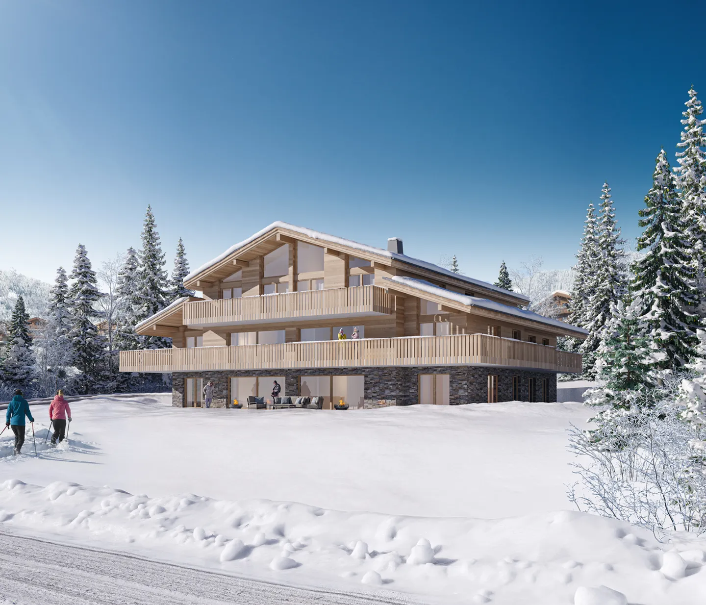 Magnifico e spazioso appartamento nuovo di 4,5 locali di alta classe vicino al centro di Crans-Montana - Foto 3 di 5