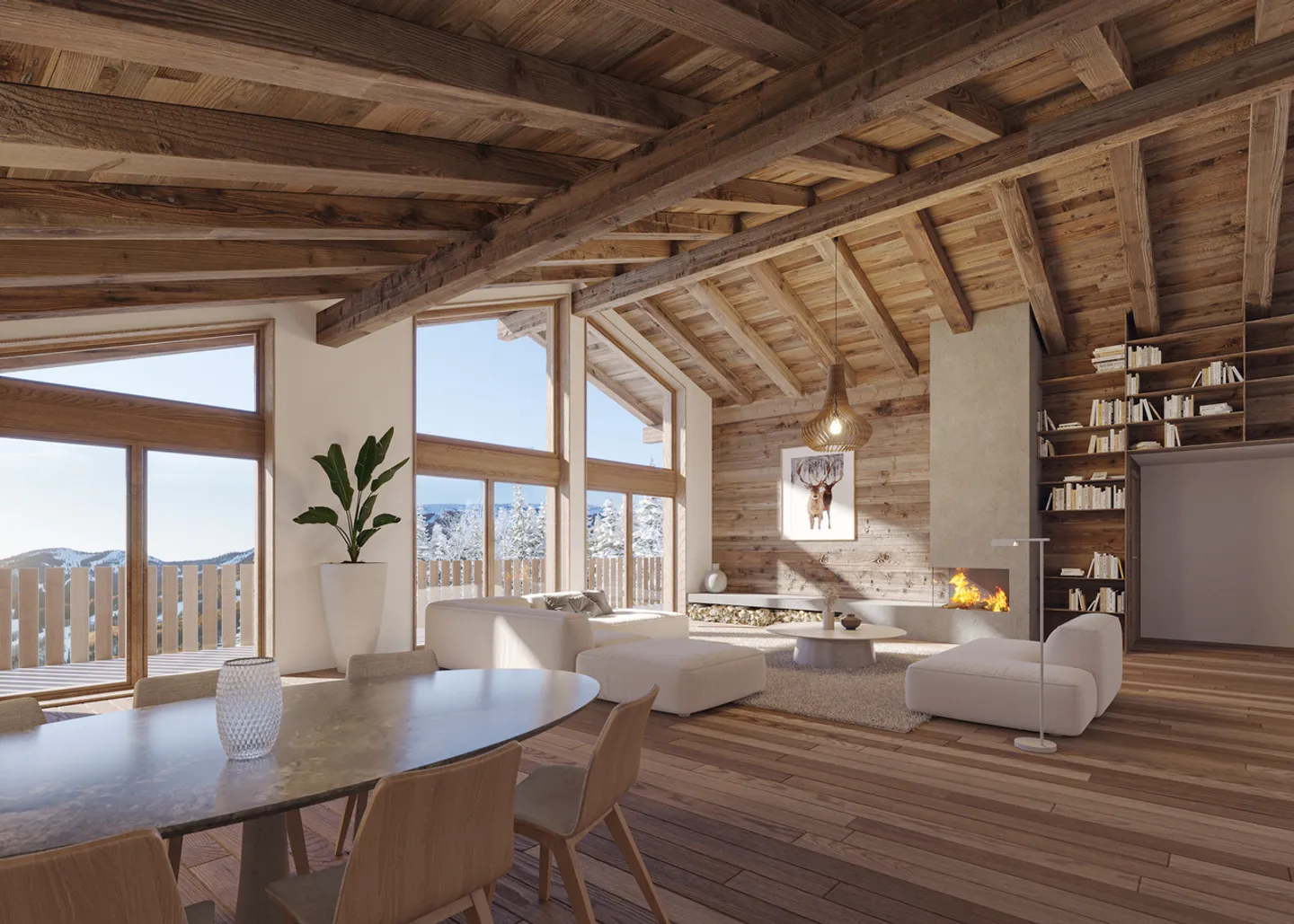 Magnifico e spazioso appartamento nuovo di 4,5 locali di alta classe vicino al centro di Crans-Montana - Foto 4 di 5