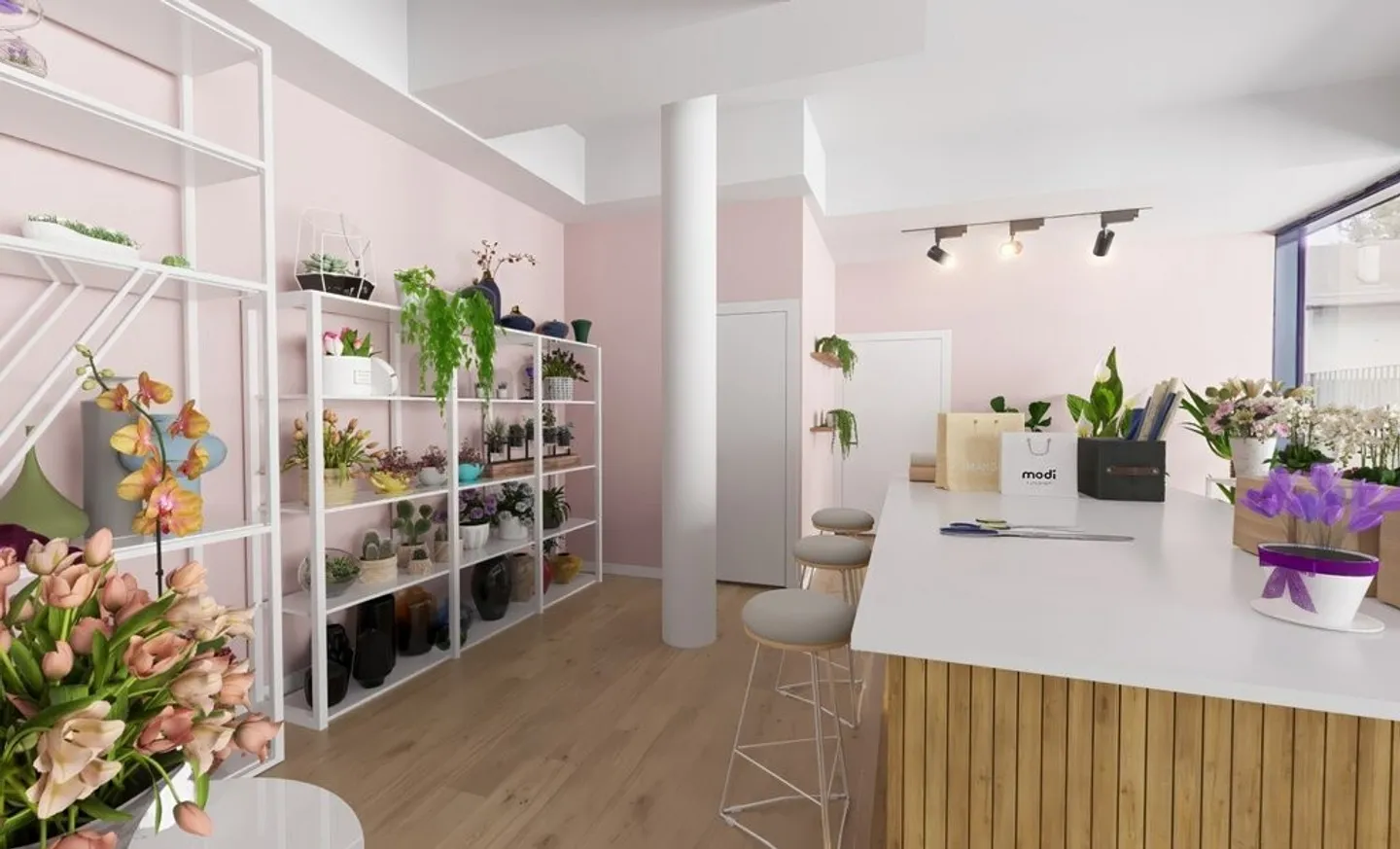 Wachsendes Viertel, schöne Arcade von 62 m2, nach Ermessen des Mieters - Foto 9 von 10