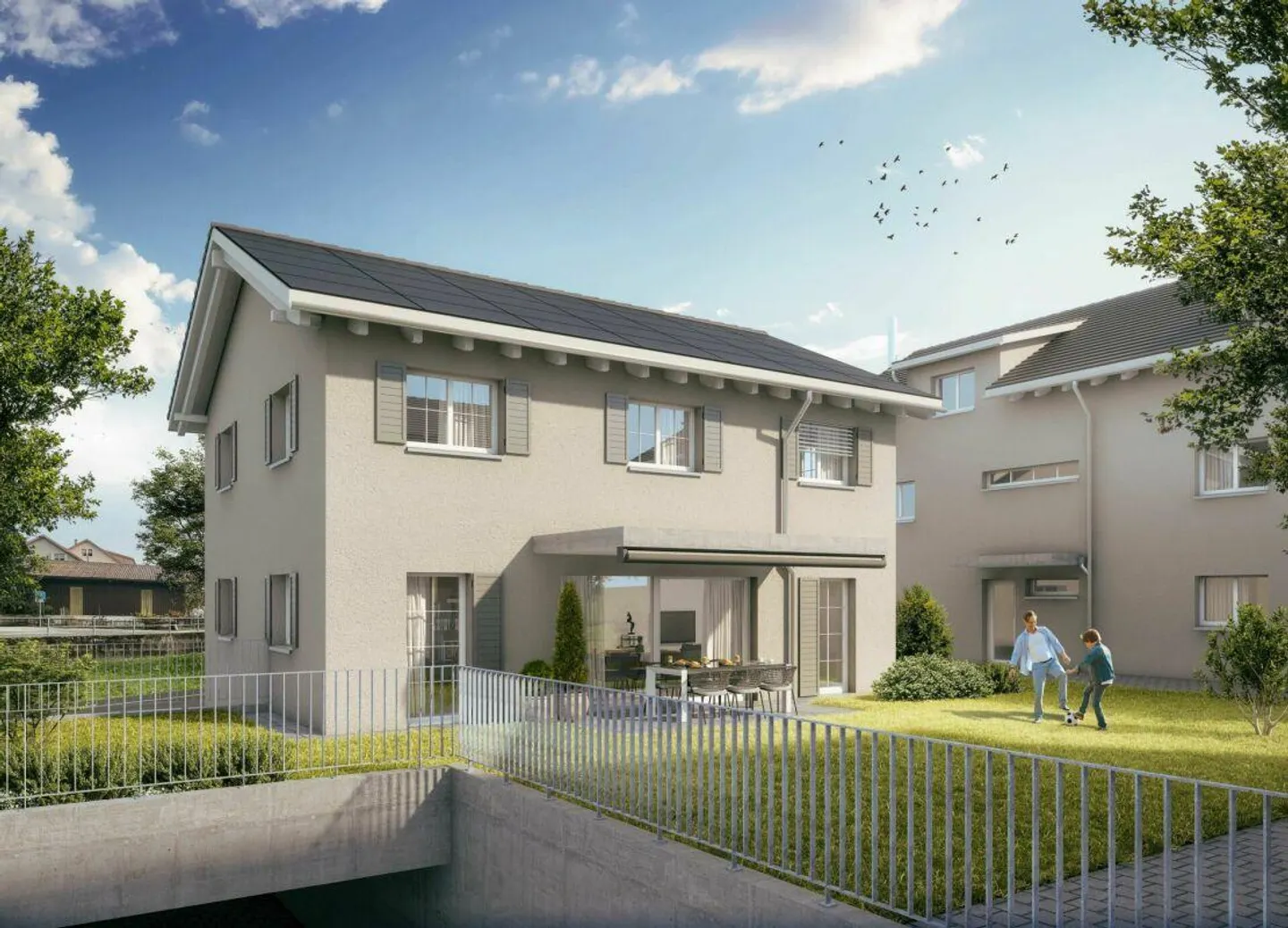 Moderne Einfamilienhäuser in Pfyn - Foto 3 von 5
