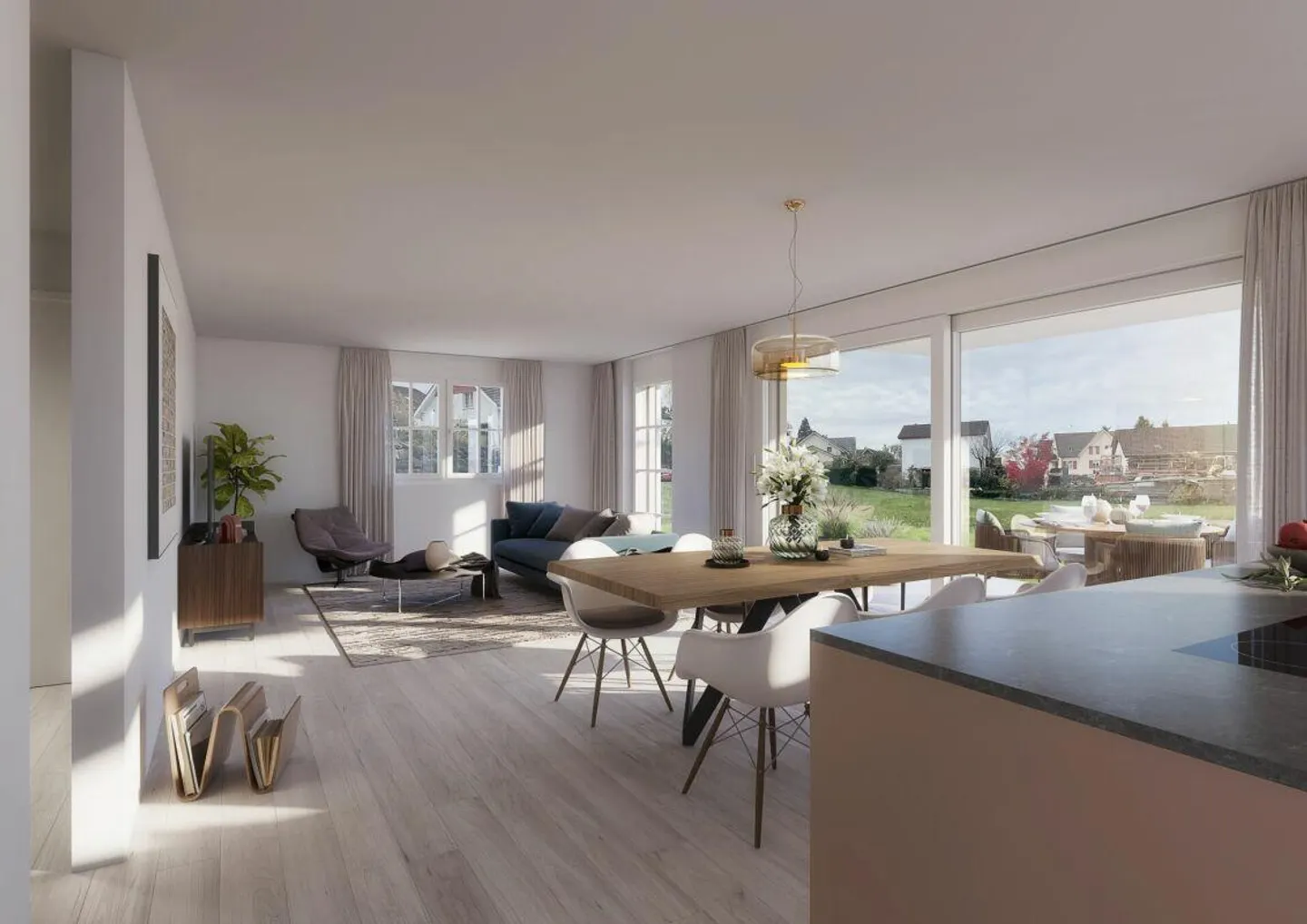 Moderne Einfamilienhäuser in Pfyn - Foto 1 von 5