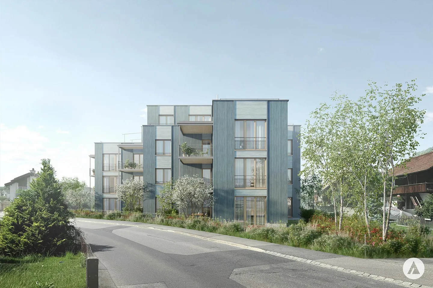 Nouveau projet de construction Trium : appartement de 4½ pièces au 1er étage - Photo 1 sur 13