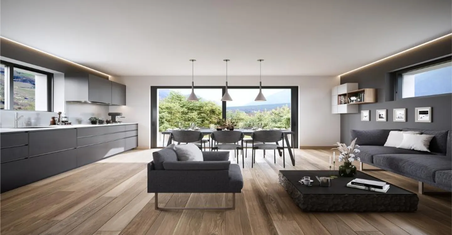 SPLENDIDE APPARTEMENT 4.5 PCES A SALQUENEN - Photo 1 of 4