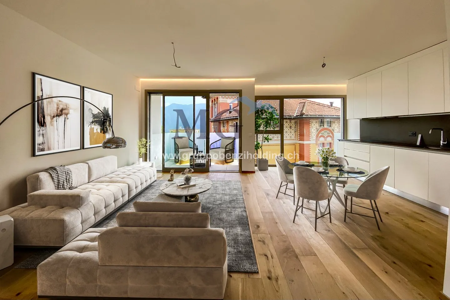 Appartement spacieux de 2,5 pièces neuf avec vue dégagée - Photo 2 sur 14