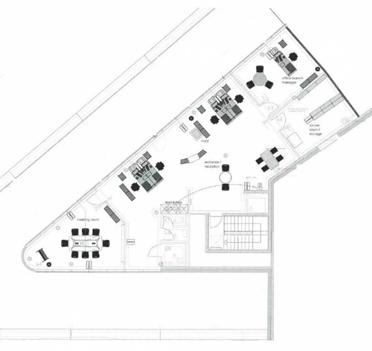 Superbo spazio per uffici di 194 m2 con terrazza - Foto 12 di 12