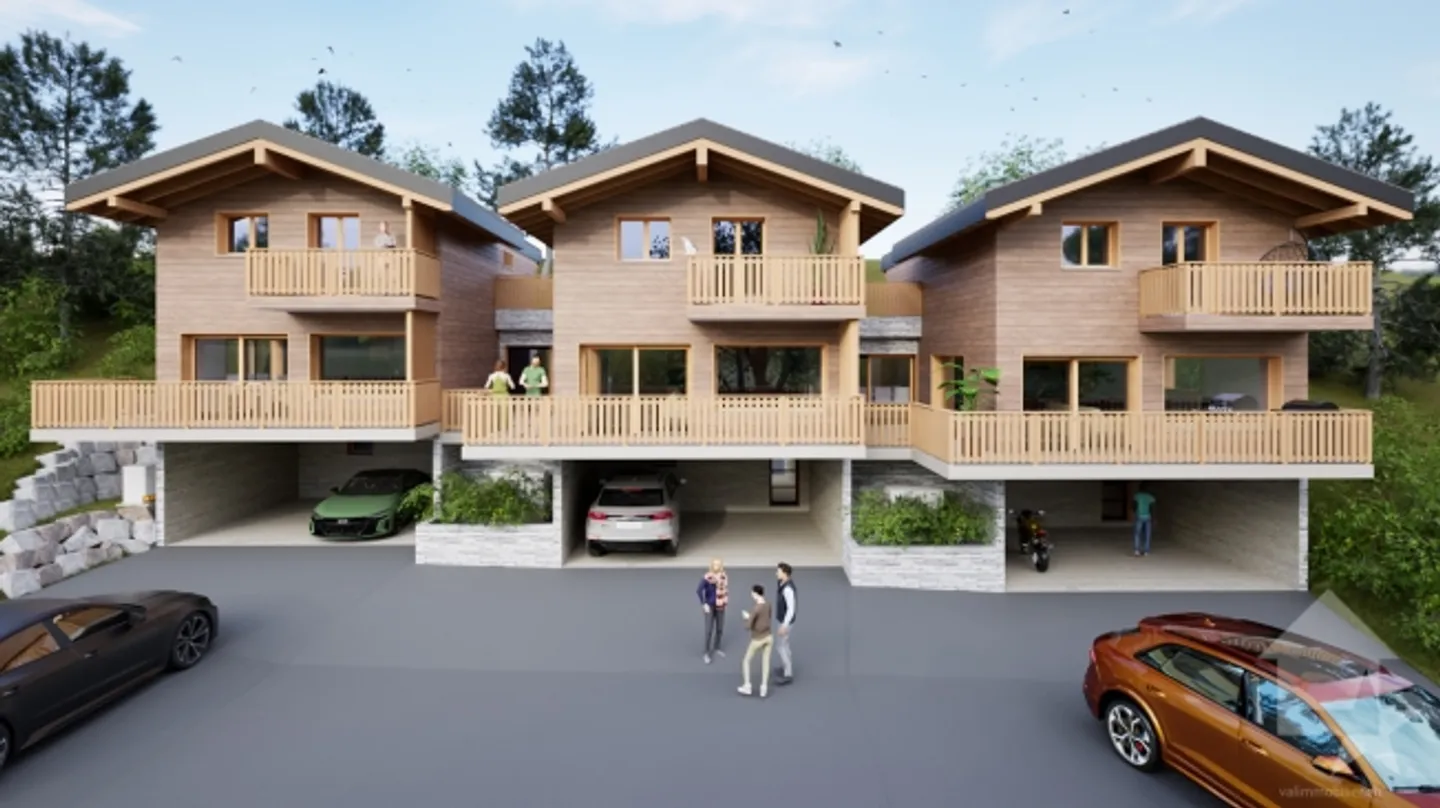 «Wunderschönes 4.5 Zimmer Chalet mit Terrasse und Rasen» - Foto 3 von 11