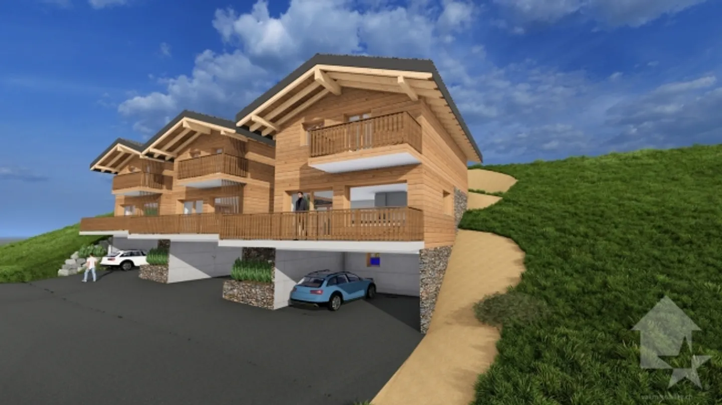 «Wunderschönes 4.5 Zimmer Chalet mit Terrasse und Rasen» - Foto 5 von 11