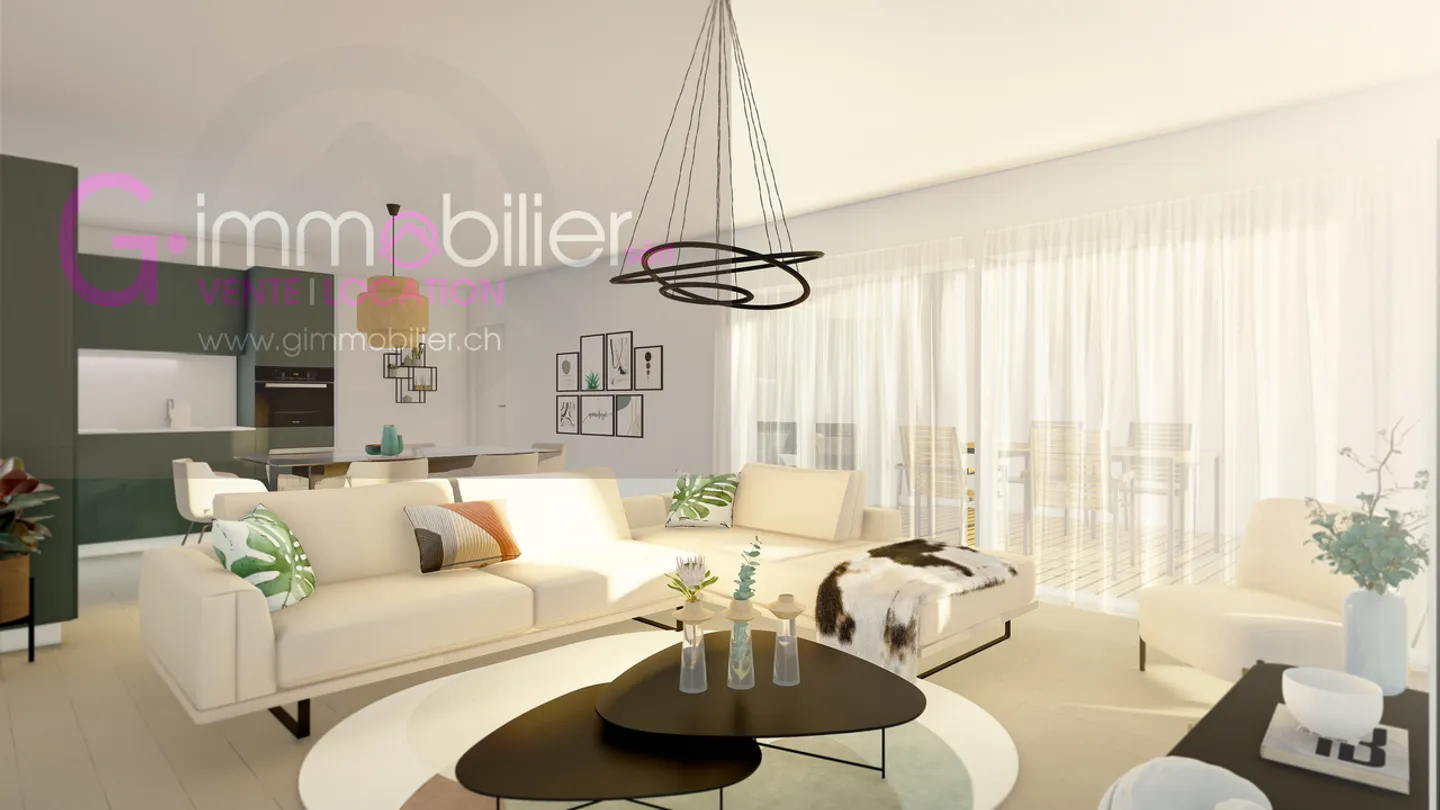 New Building in Monthey - Modern Apartments in the Heart of the Sous Gare District - Photo 1 of 4