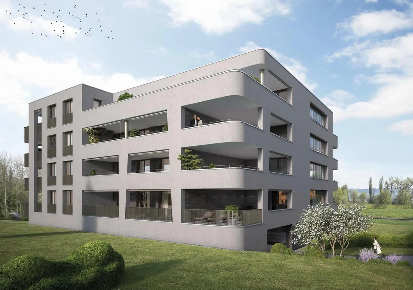 Appartement spacieux de 3,5 pièces au RIVAGE près du lac - Photo 1 sur 17