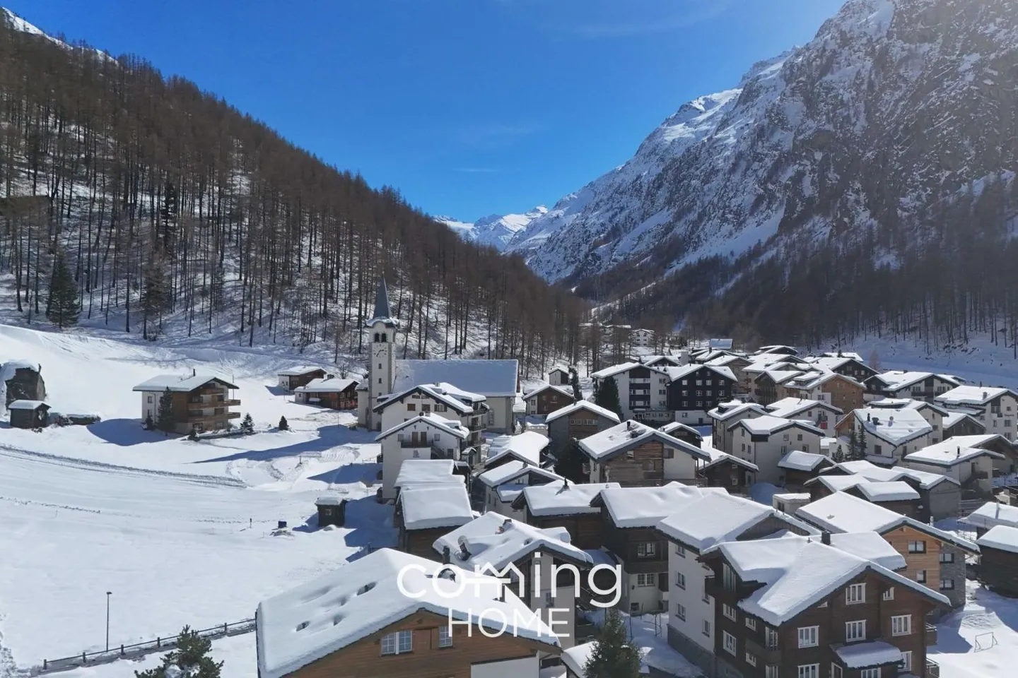 Appartamento soleggiato di 2.5 locali a Saas-Grund - Con camino, vista sulle montagne e ampio balcone - Foto 12 di 13