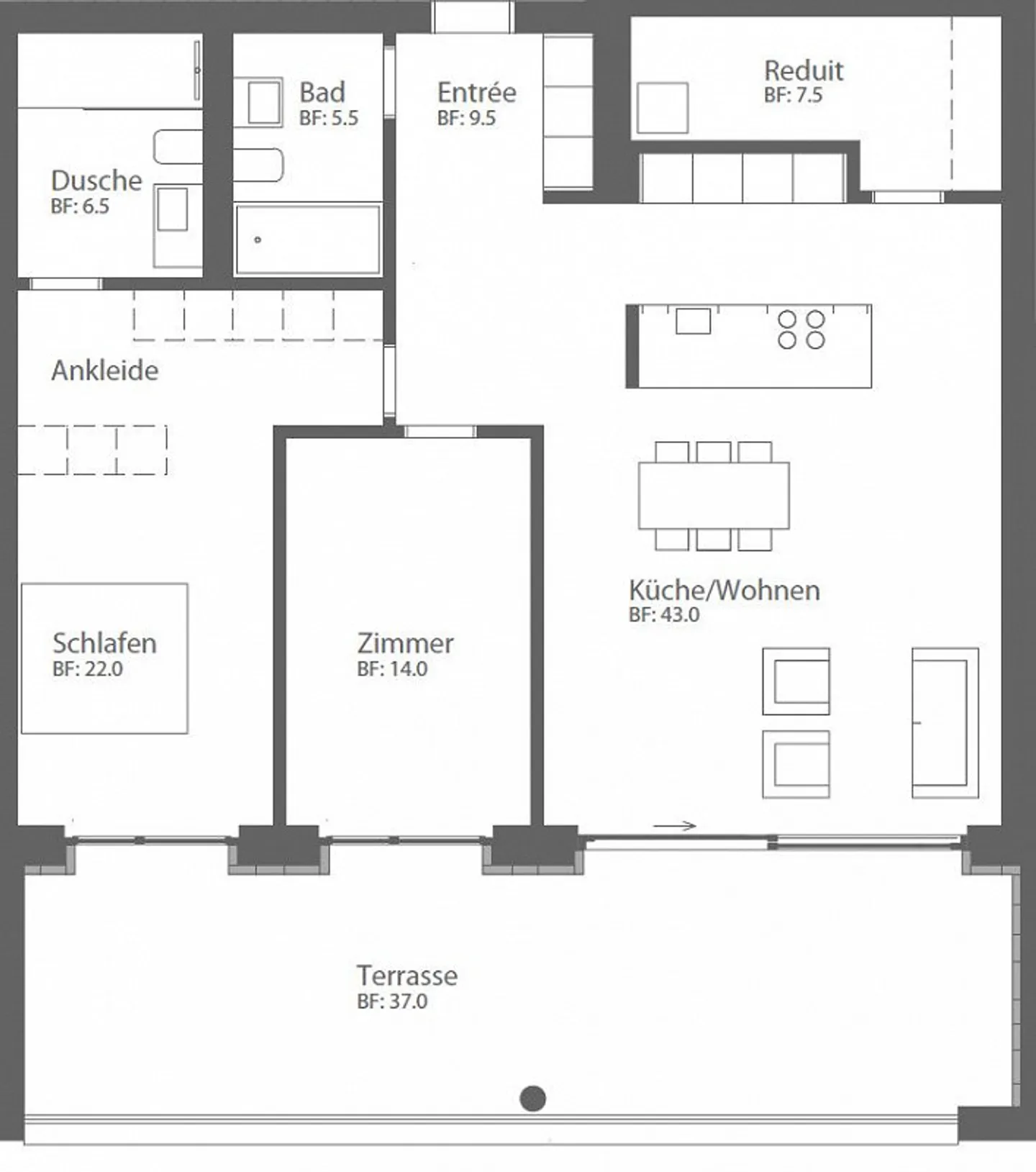 Appartement spacieux de 3,5 pièces au RIVAGE près du lac - Photo 17 sur 17