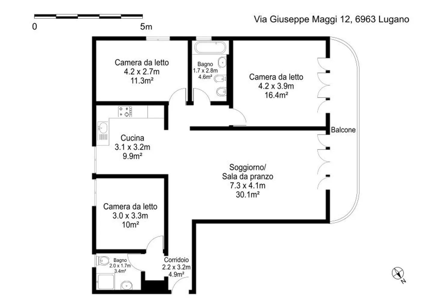 Spacious 4.5 Rooms - Photo 11 of 11