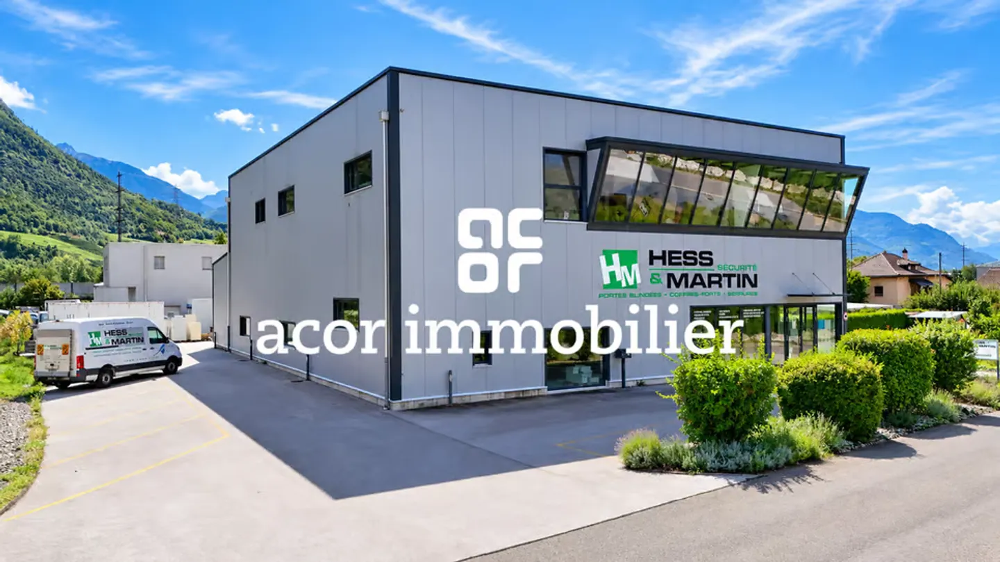 Gewerbe- und Industriehalle an den Toren von Sion - Foto 1 von 11