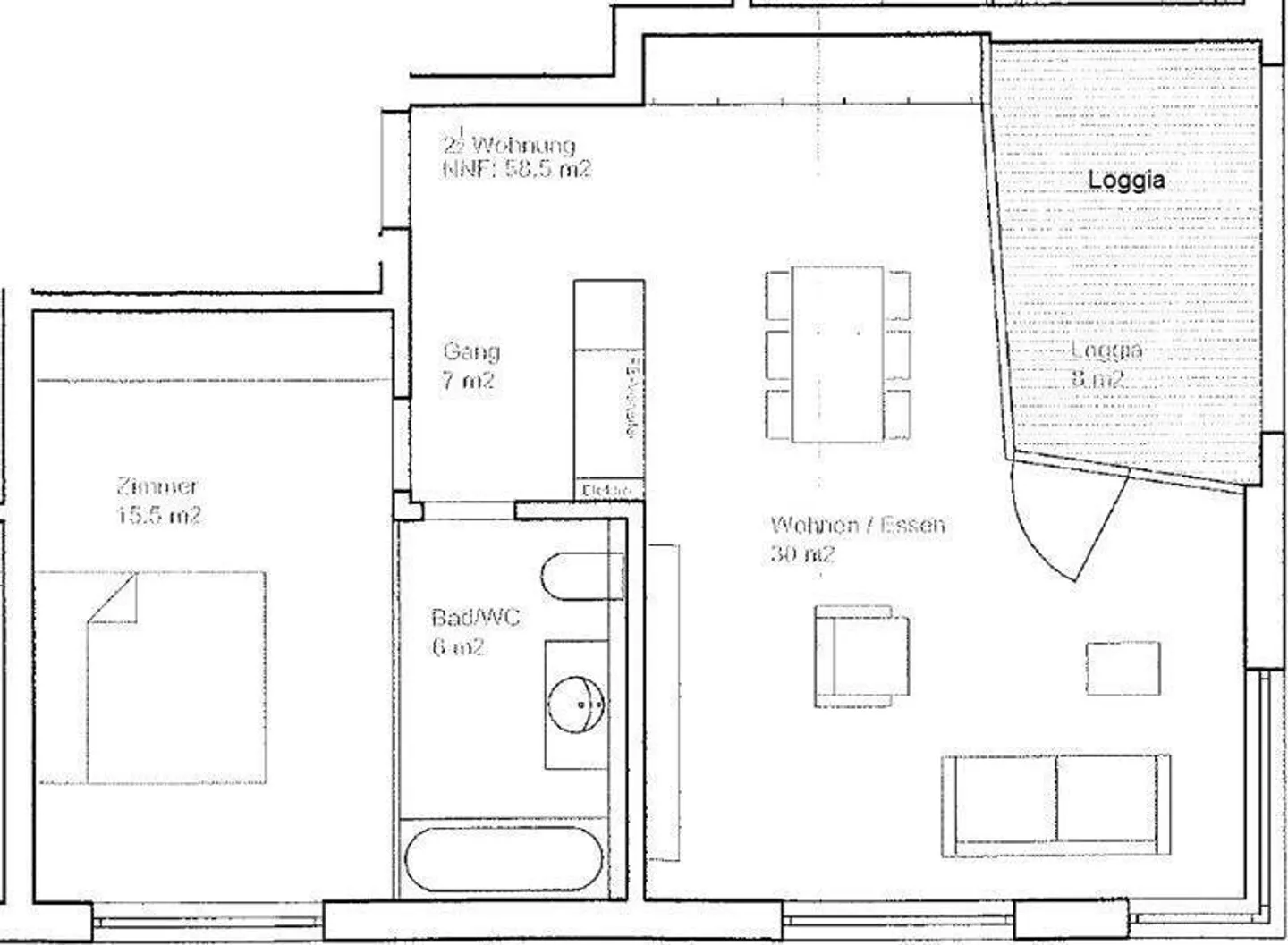 Appartamento moderno di 2,5 locali in posizione centrale a Chur - Foto 7 di 7