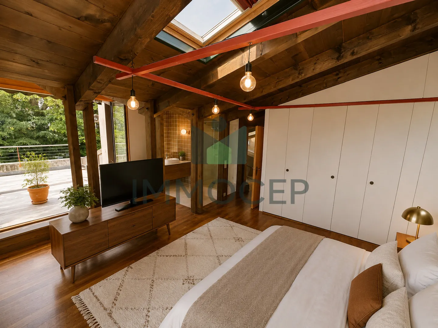Propriété d'architecte à rénover à Versoix avec accès privé au lac - Photo 8 of 12